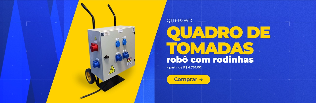 banner home quadro de tomadas robo